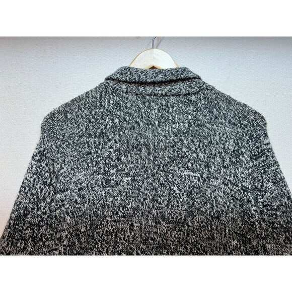 Eddie Bauer Women's Full Zip Preppy Wool Sweater Knit Size XL Gray Pockets - Picture 10 of 11